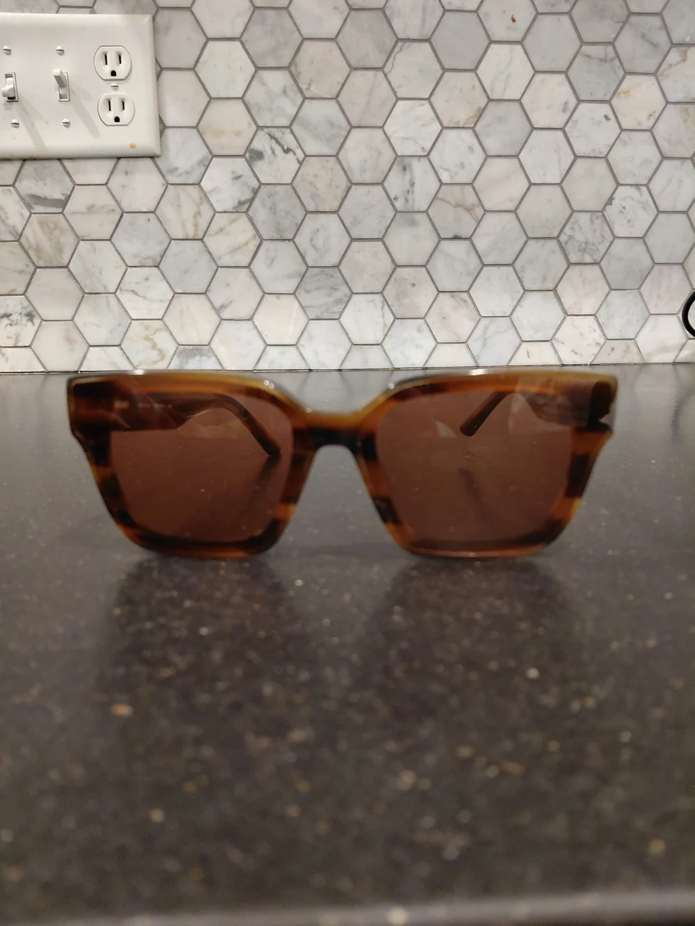 Quay Australia  Tortoise Shell Sunglasses with Brown Lenses